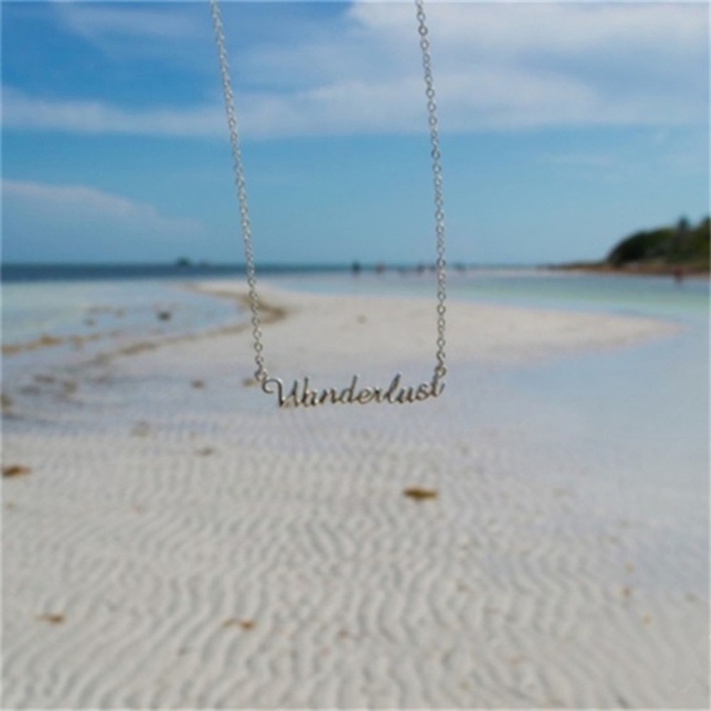 Wanderlust necklace